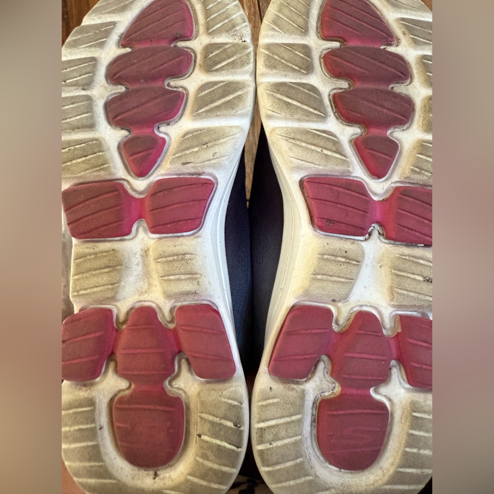 Skechers Go Walk 5 Alive Black Hot Pink Womens Casual Sneakers 15929 Size 6.5 - Picture 6 of 9